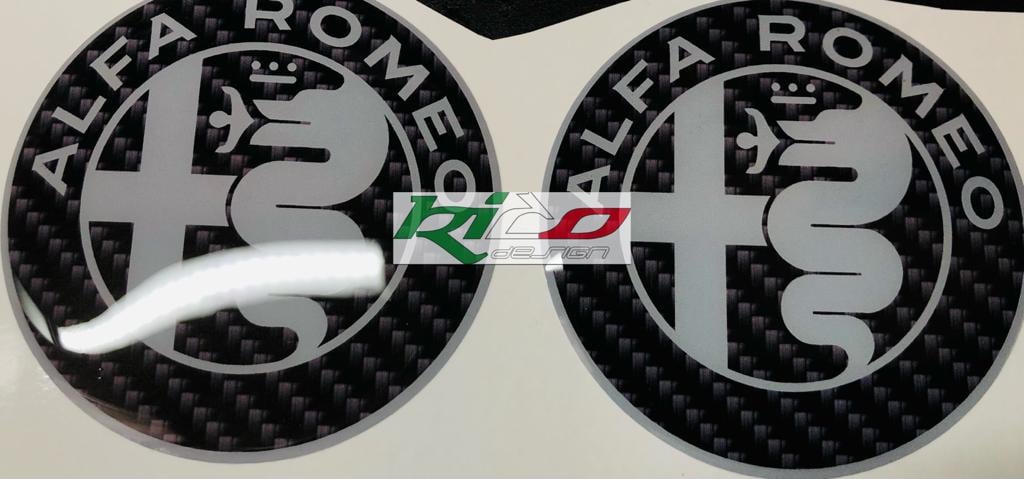SET ADESIVI LOGHI ALFA ROMEO