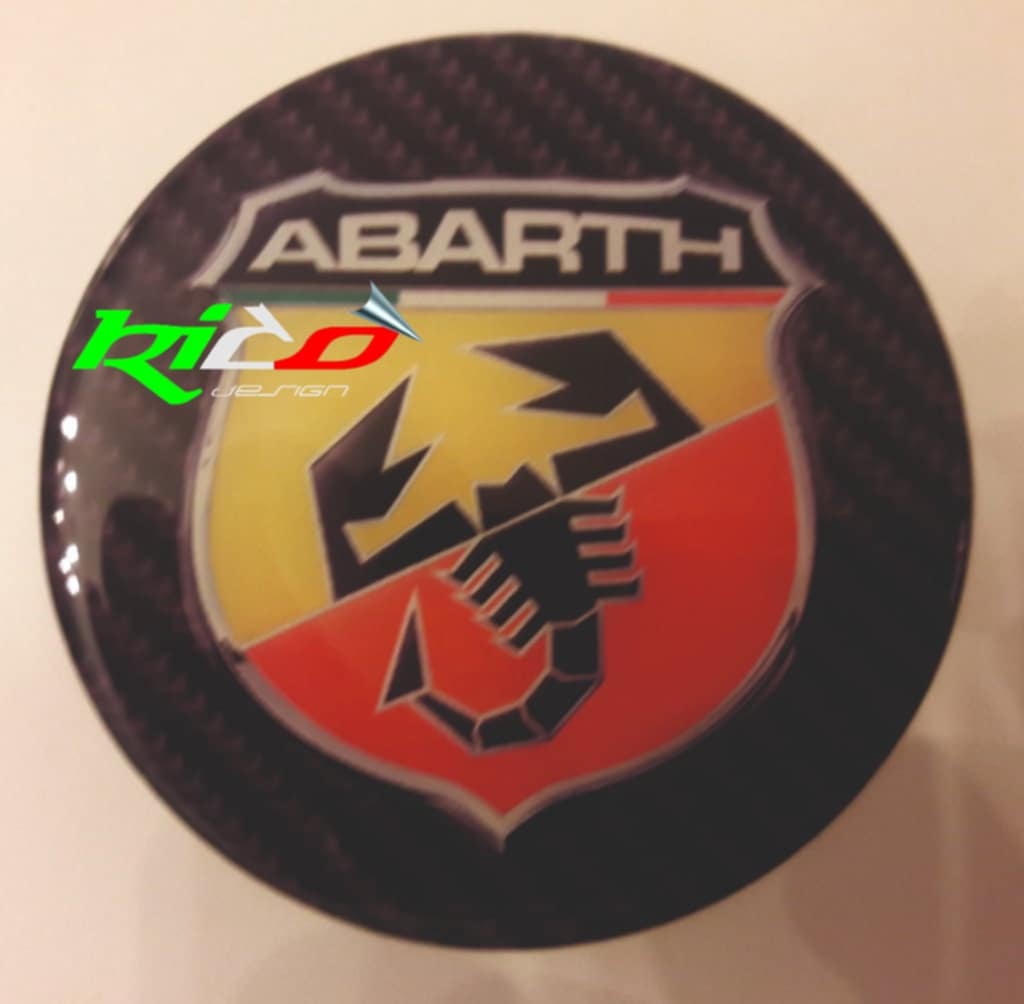 ADESIVI COPRIMOZZO ABARTH 500 595 695