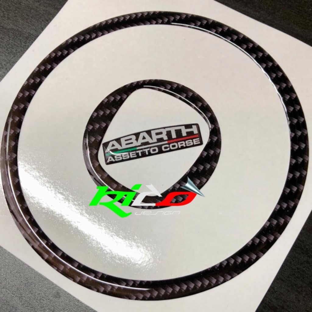 ADESIVI VOLANTE ABARTH 500 595 695