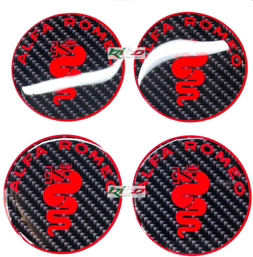 SET ADESIVI LOGHI ALFA ROMEO