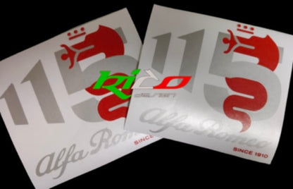 ADESIVO 115 ANNIVERSARIO ALFA ROMEO