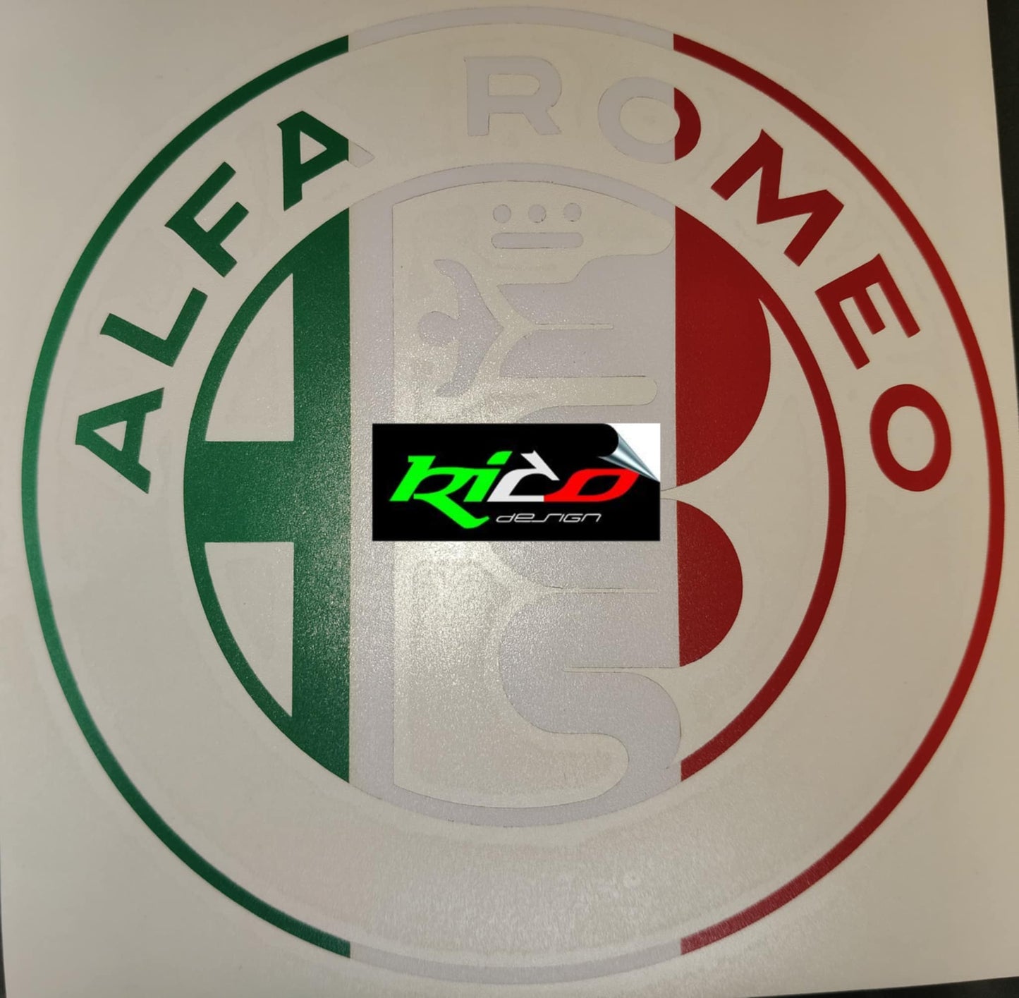 ADISIVO TRICOLOR  ALFA ROMEO