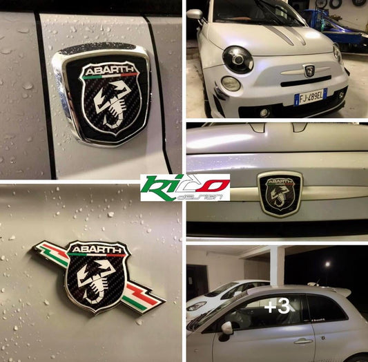 ADESIVI LOGHI ABARTH 500 595 695