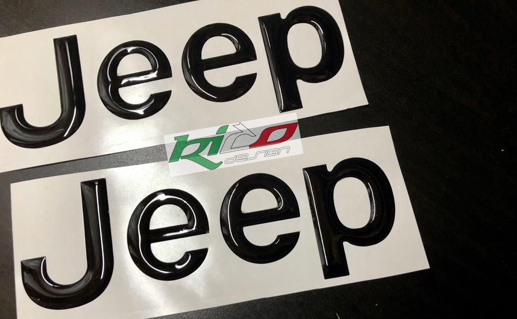 SCRITTA JEEP (COPPIA)