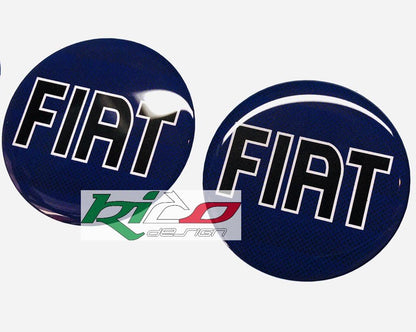 SET ADESIVI LOGHI FIAT TONDO
