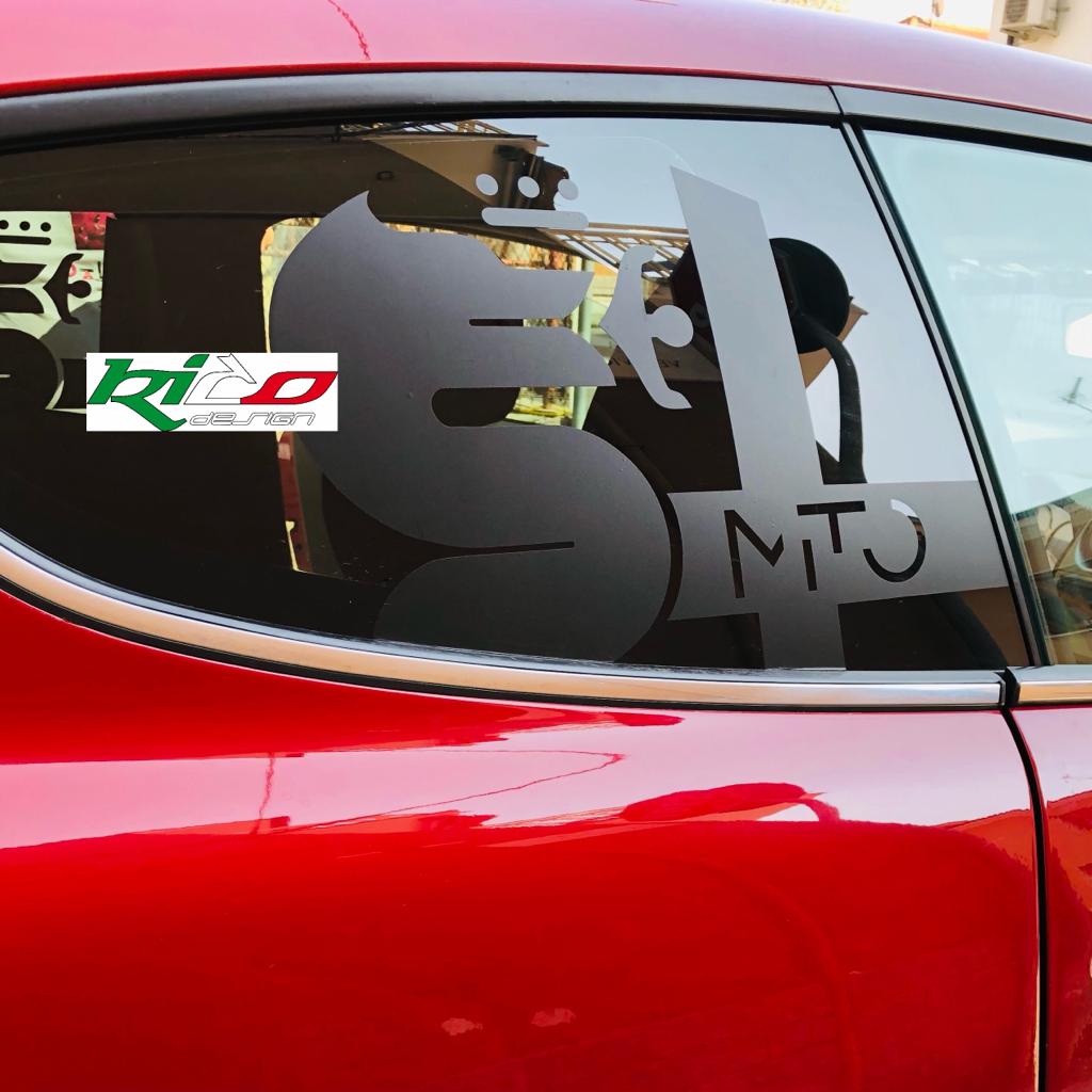 COPPIA ADESIVI VETRI POSTERIORE MITO