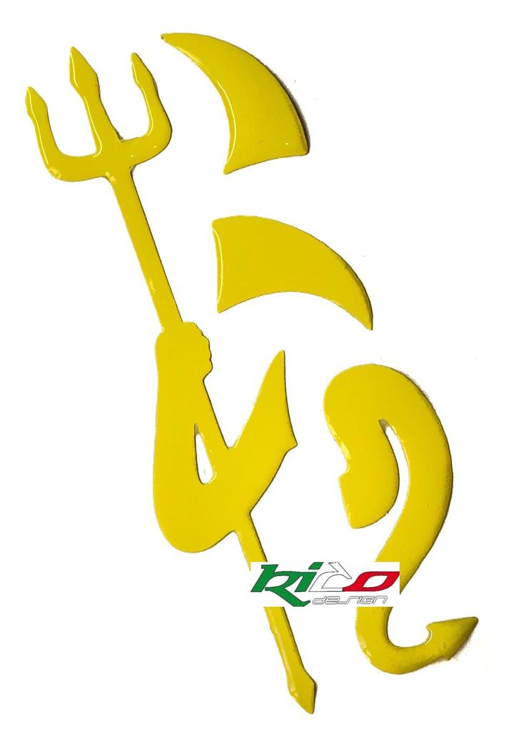 🔥 ADESIVO LOGO POSTERIORE “DIAVOLO” 🔥
