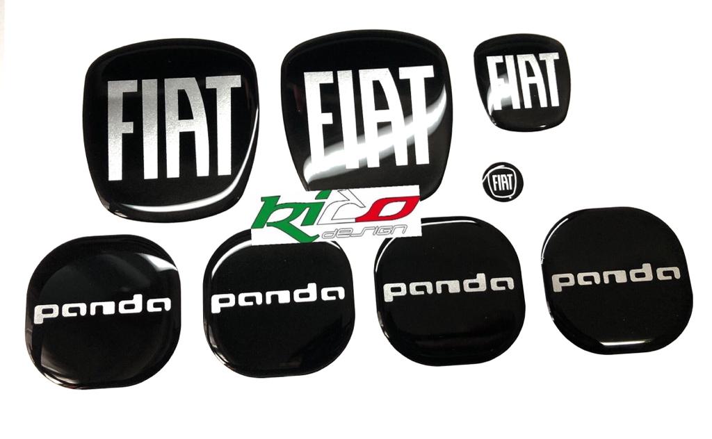 SET ADESIVI LOGHI FIAT