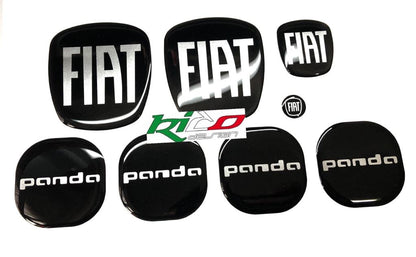 SET ADESIVI LOGHI FIAT