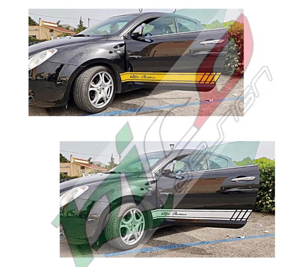 STRICIA LATERALE PER FIAT GRANDE PUNTO/ EVO/ABARTH