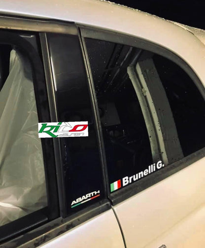 KIT ADESIVI PER MONTANTI PORTE 500 ABARTH