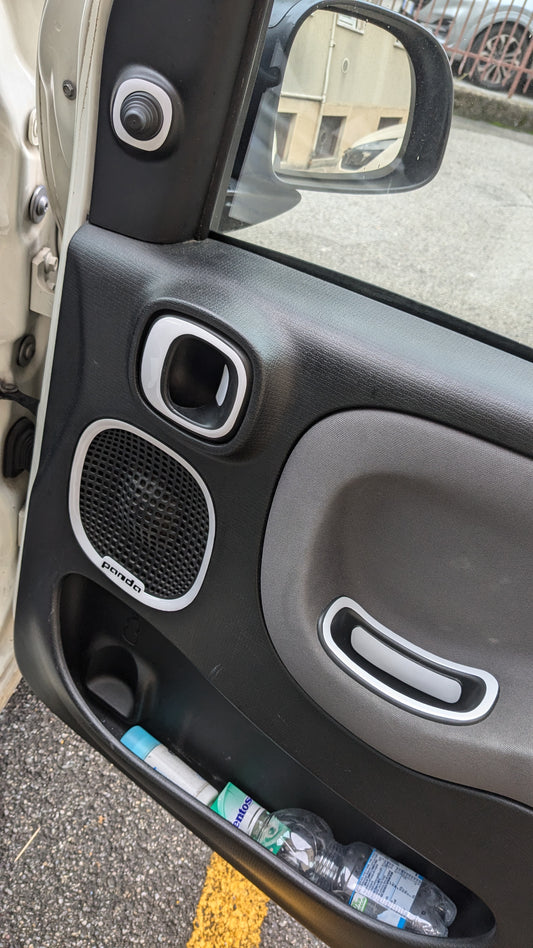 🔊🚗 ADESIVI CASSE – FIAT PANDA STYLE! 🚗🔊