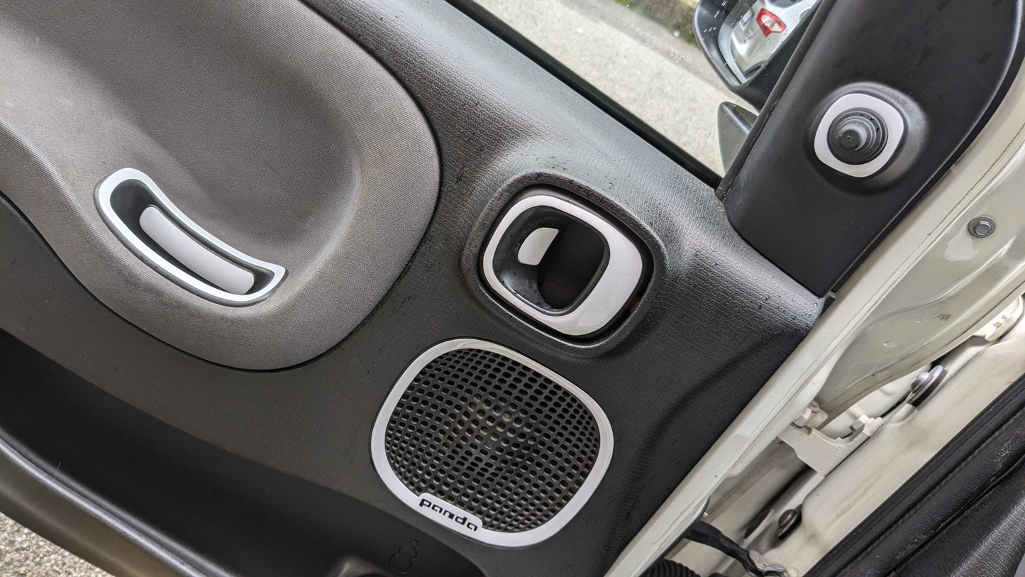 🔊🚗 ADESIVI CASSE – FIAT PANDA STYLE! 🚗🔊