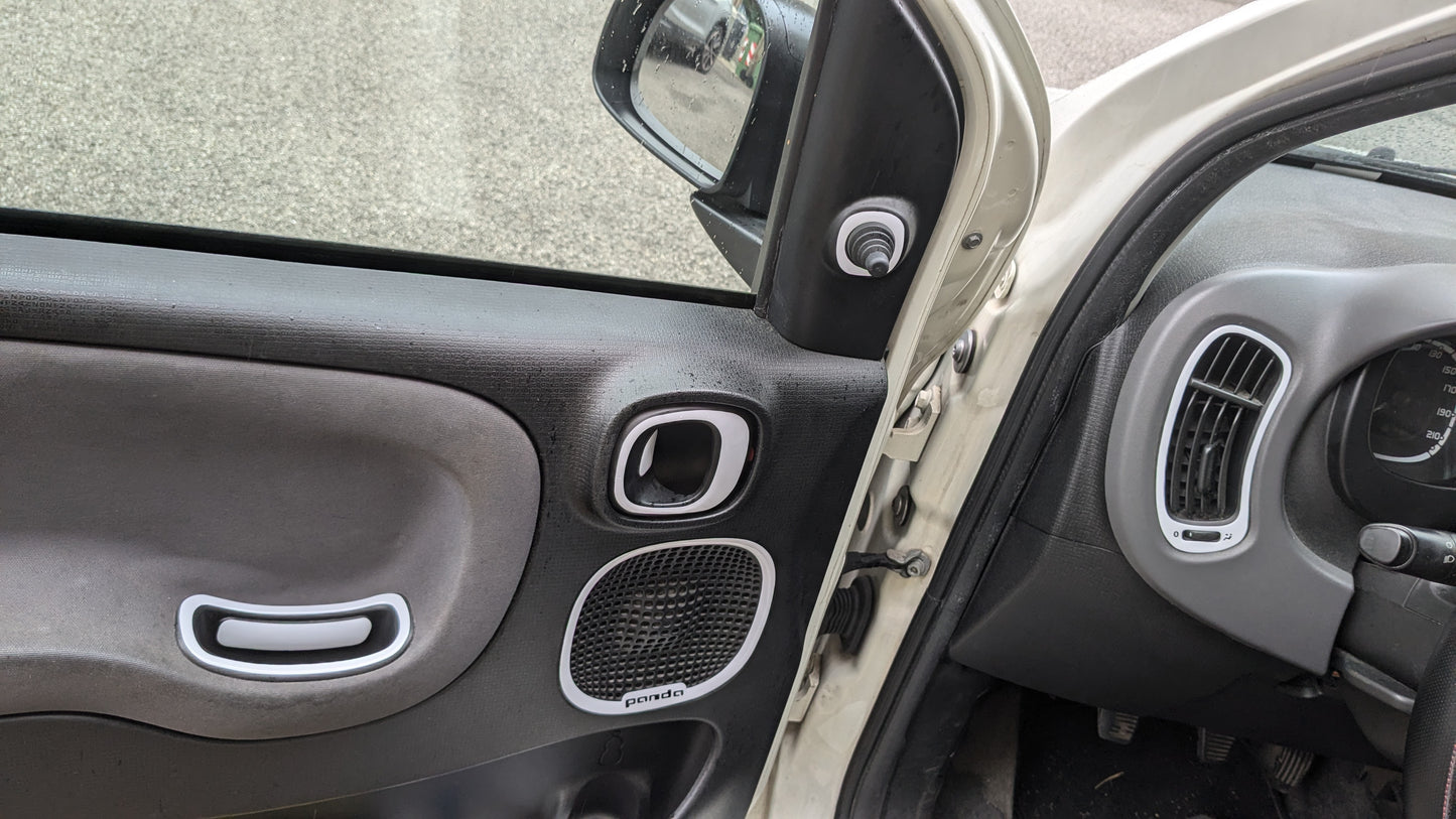 🔊🚗 ADESIVI CASSE – FIAT PANDA STYLE! 🚗🔊