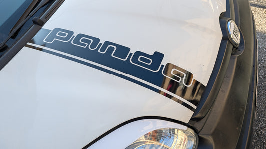 🚗💥 STRISCIA COFANO – FIAT PANDA STYLE!