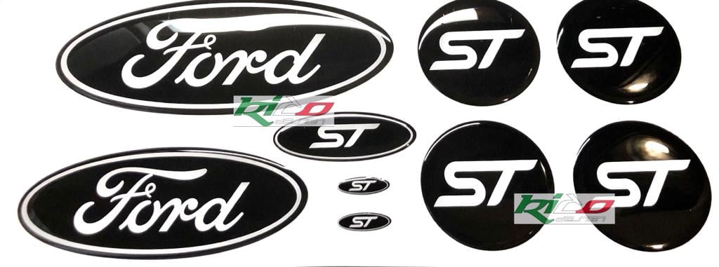SET ADESIVI LOGHI FORD