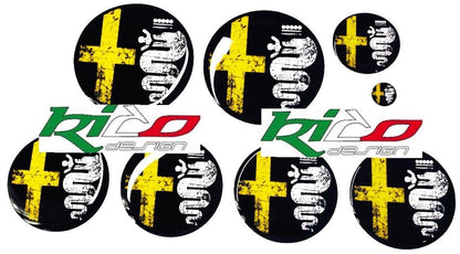 ADESIVI COPRIMOZZO ALFA ROMEO