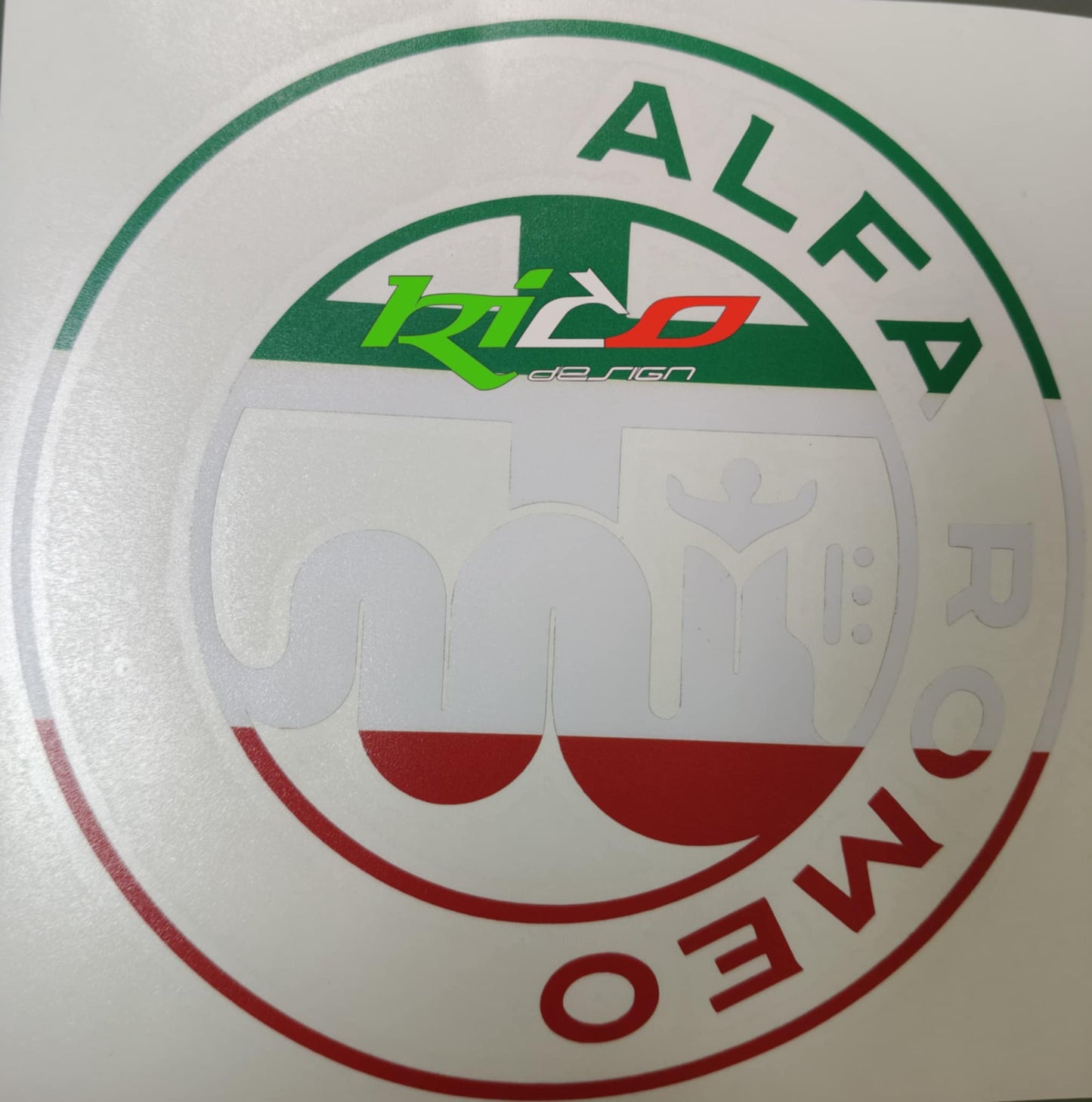 ADISIVO TRICOLOR  ALFA ROMEO