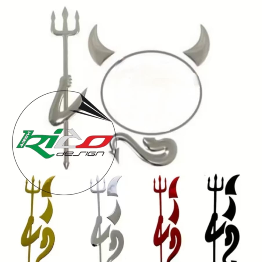 🔥 ADESIVO LOGO POSTERIORE “DIAVOLO” 🔥
