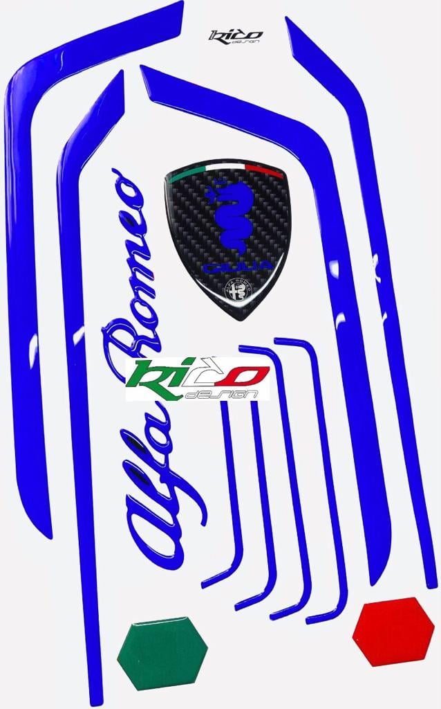 ADESIVI MOTORE GIULIA/ STELVIO
