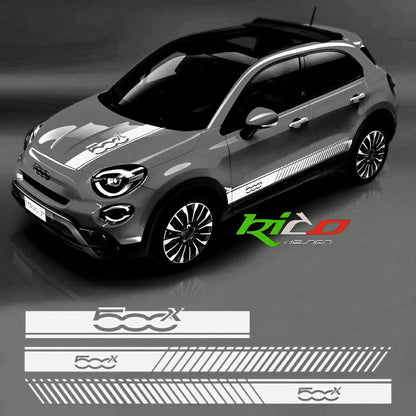 STRICIE LATERALI  Fiat 500X  Adesive Tuning Rico Design