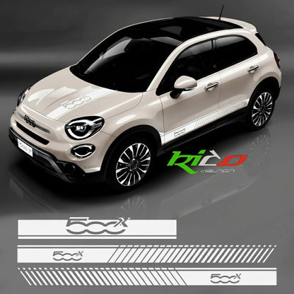 STRICIE LATERALI  Fiat 500X  Adesive Tuning Rico Design