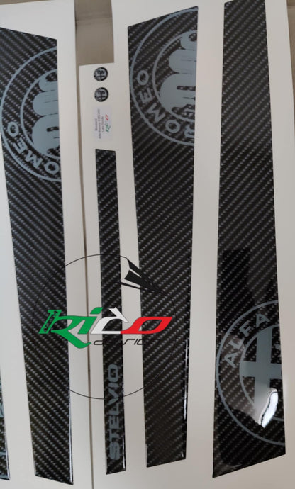 KIT ADESIVI PER MONTANTI PORTE STELVIO ALFA ROMEO