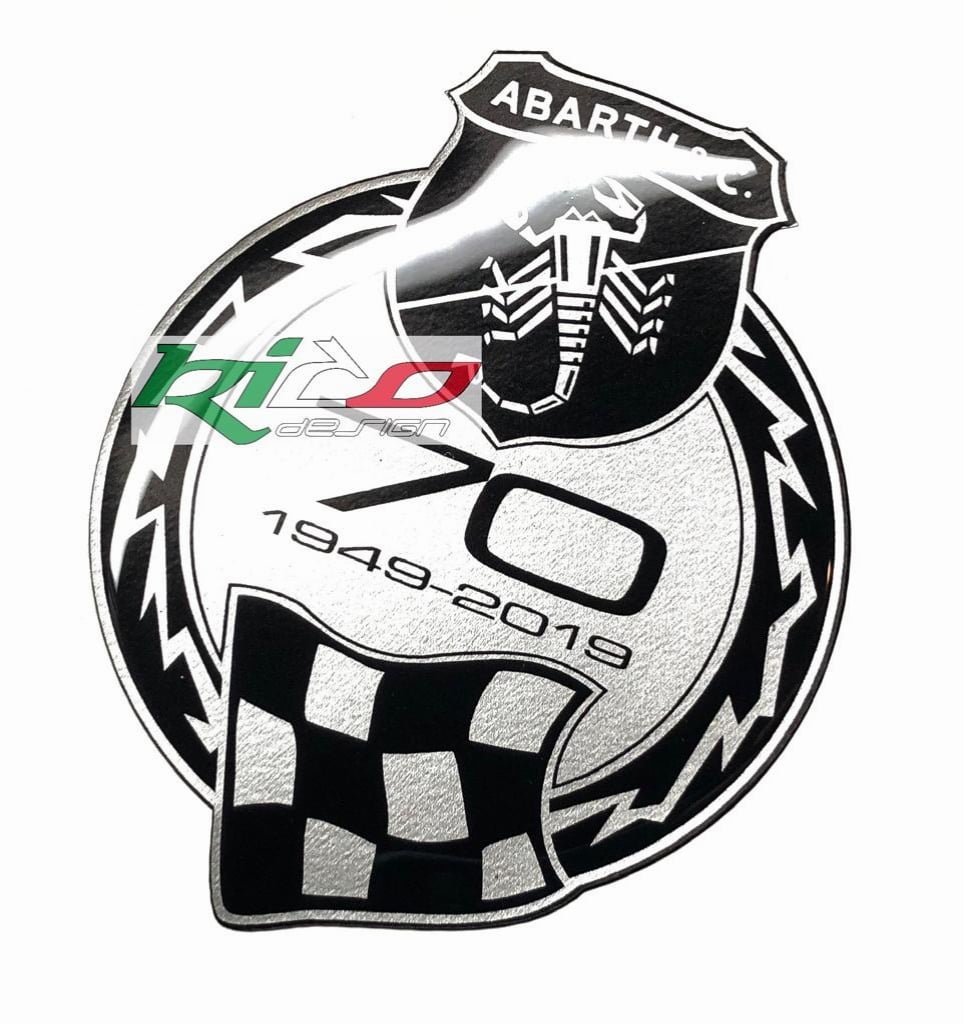 ADESIVO 70 ANNIVERSARIO ABARTH 500 595 695