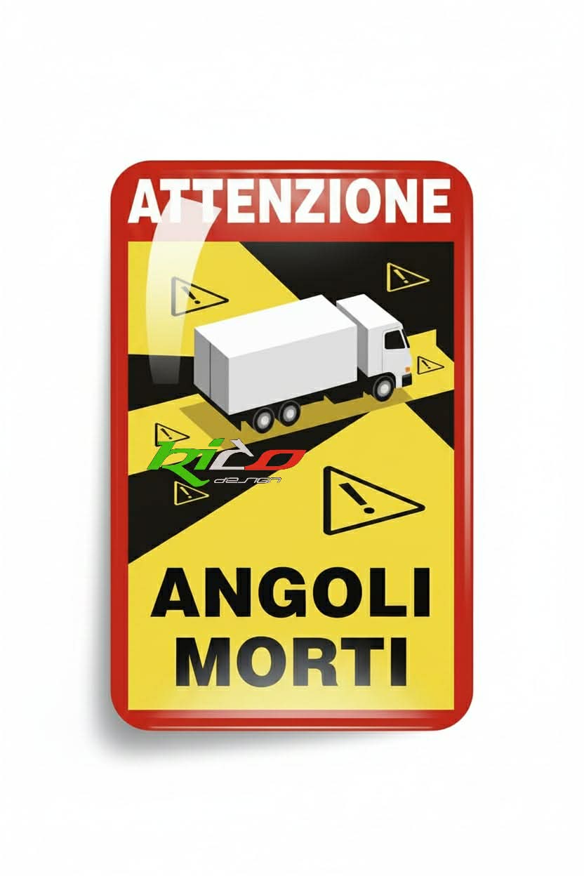 Adesivi Angoli Morti per Furgoni e Camion | Segnalazione Blind Spot | Rico Design Studio
