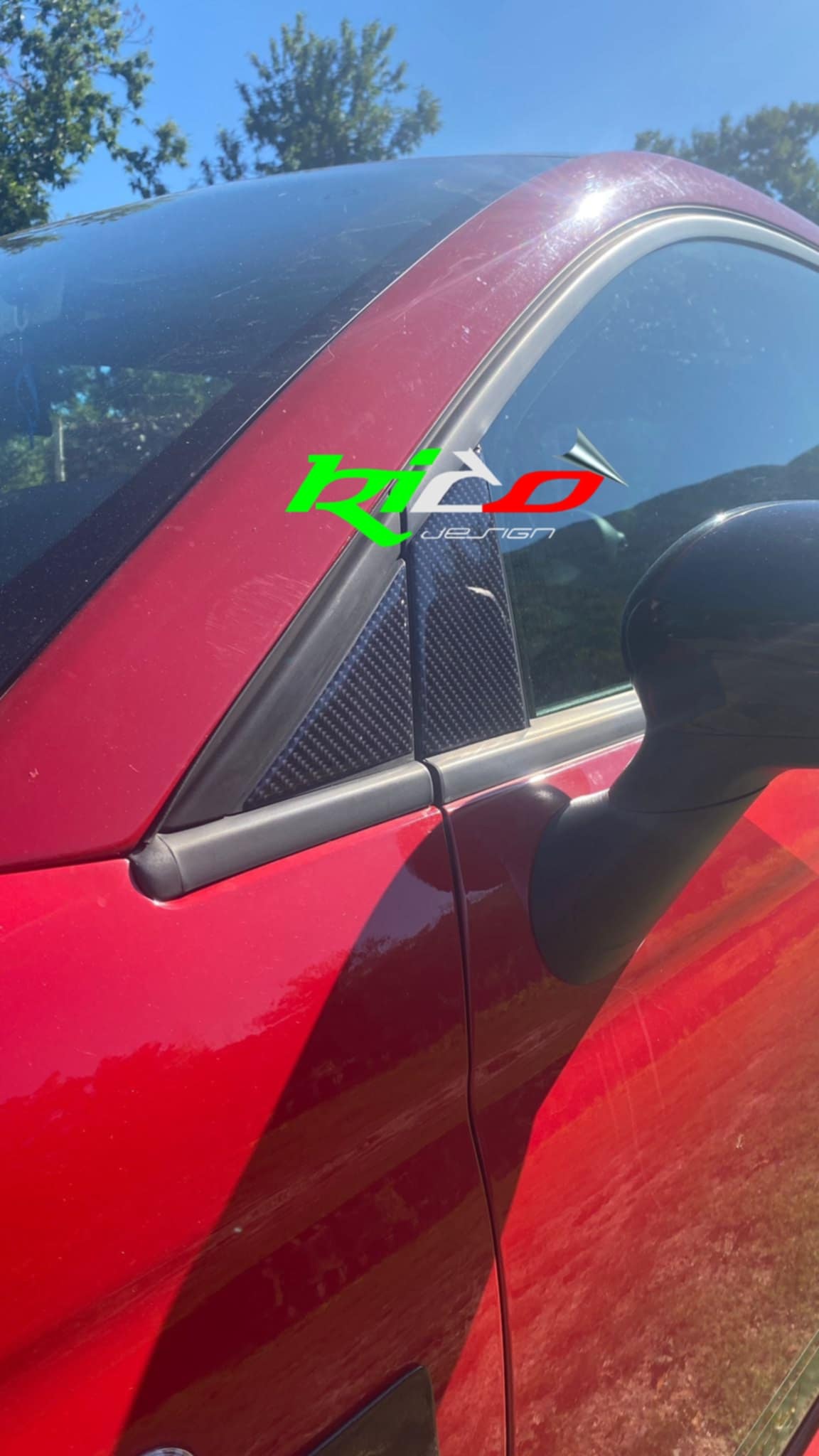 KIT ADESIVI PER MONTANTI PORTE 500 ABARTH