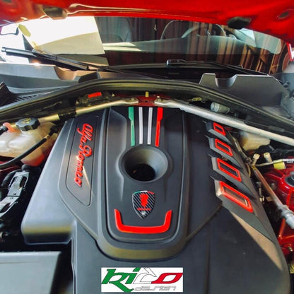 ADESIVI MOTORE GIULIA/ STELVIO ALFA ROMEO