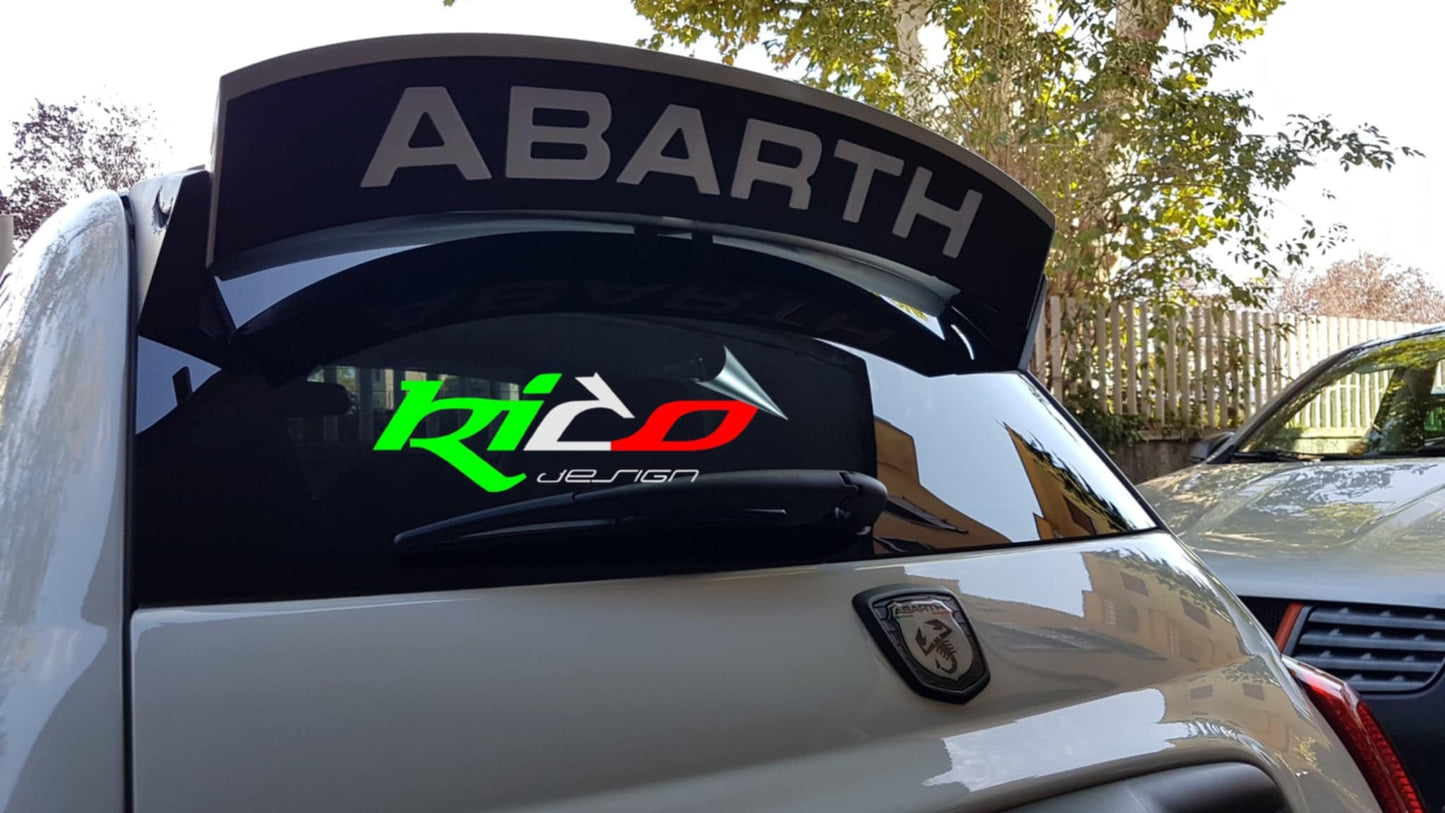 ADESIVO RESINATO SPOILER ABARTH 500 595 596