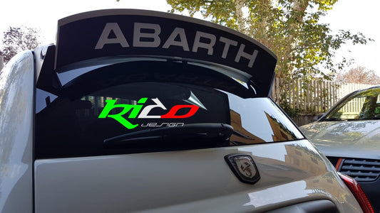 ADESIVO RESINATO SPOILER ABARTH 500 595 596