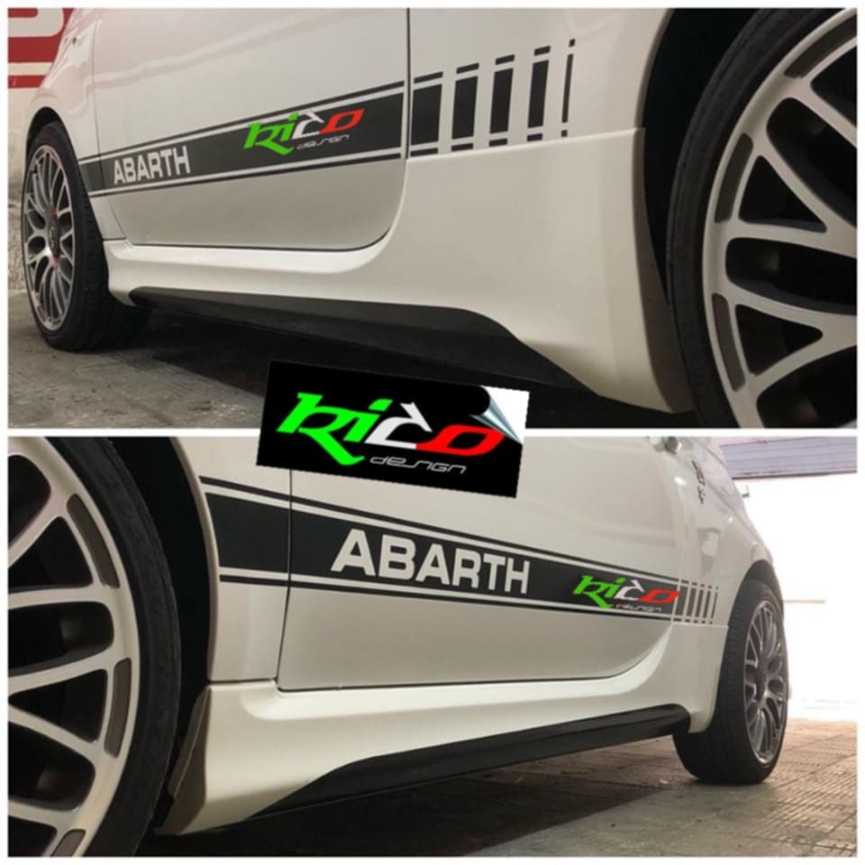 STRISCE LATERALE PER ABARTH 500 595 596
