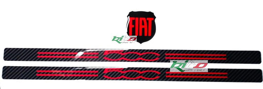 COPPIA ADESIVI BATTITACCO ABARTH 500 595 695